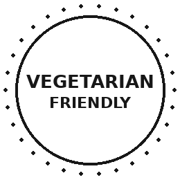 Vegetarian friendly badge