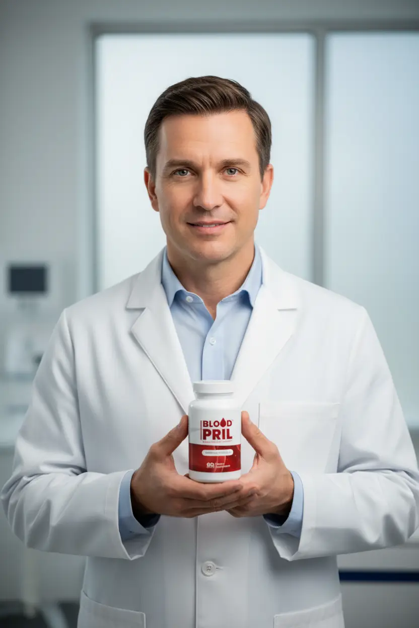BloodPril supplement bottle